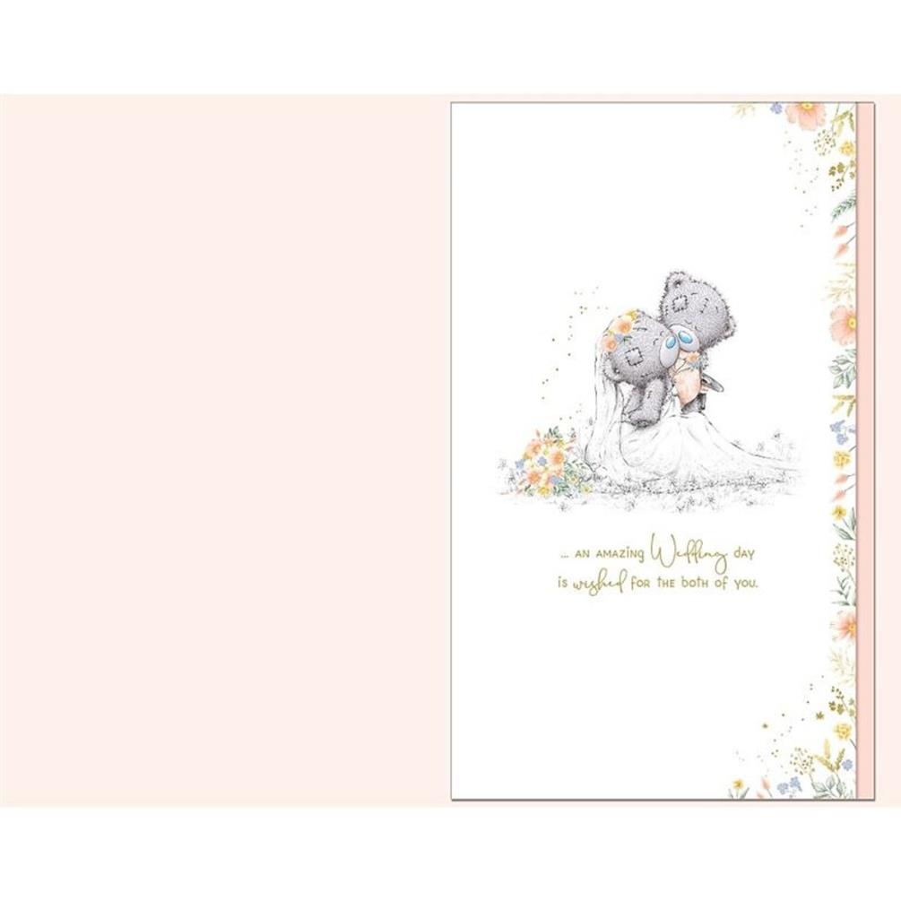 Special Couple Me to You Bear Handmade Wedding Day Card Extra Image 1